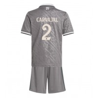 Real Madrid Daniel Carvajal #2 Tredje Dräkt Barn 2024-25 Kortärmad (+ Korta byxor)